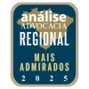 Selo Análise Advocacia Regional Mais Admirados 2025